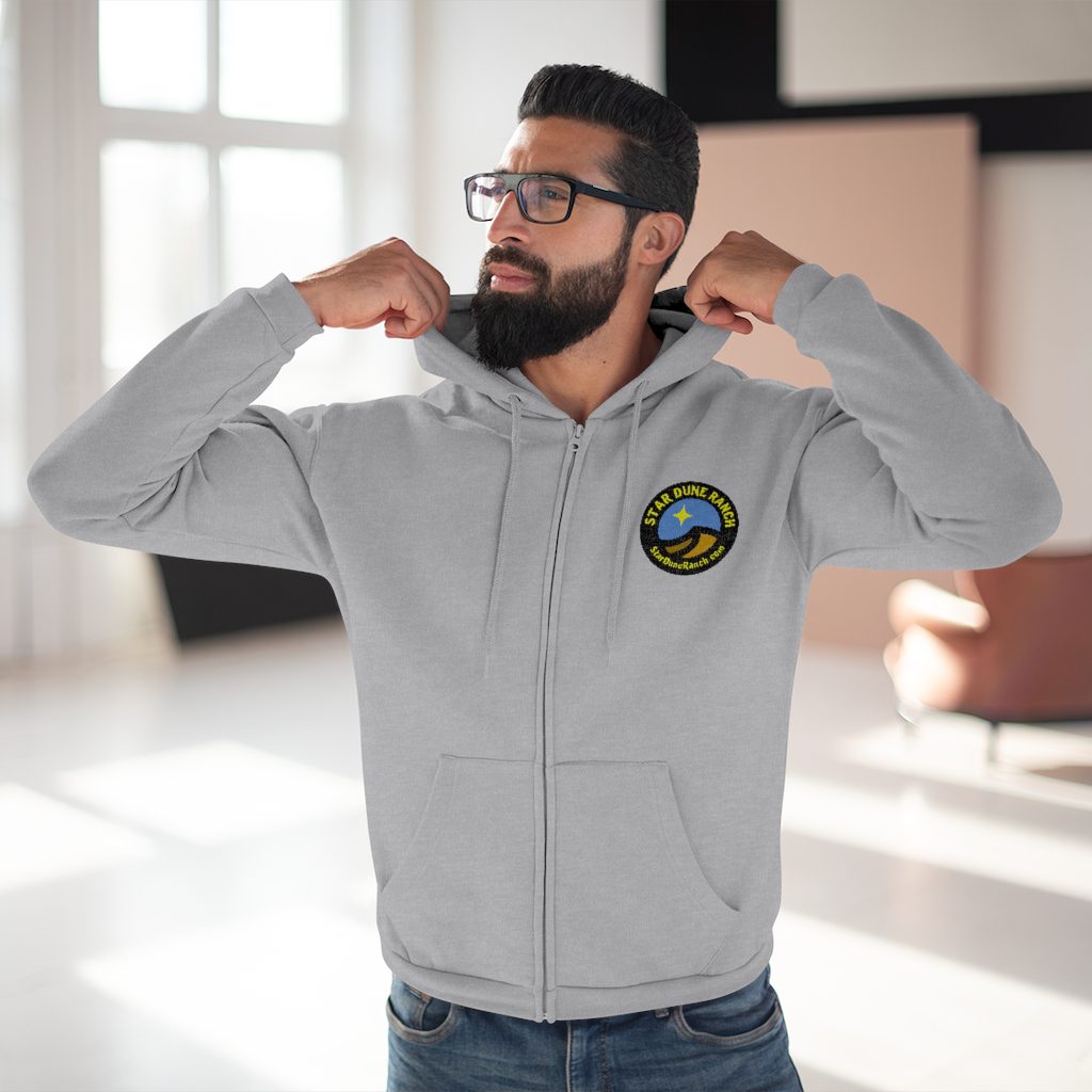 Unisex Hooded Zip Sweatshirt - Image 5