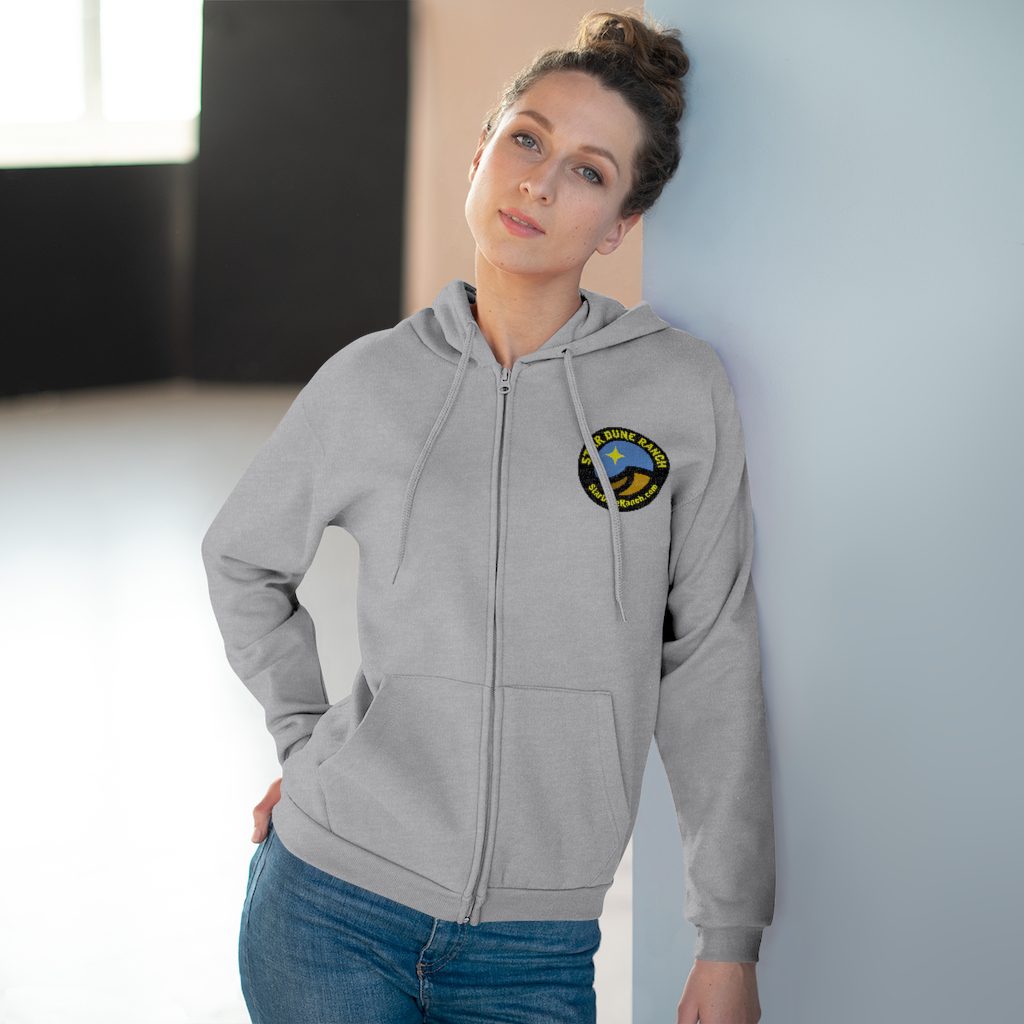 Unisex Hooded Zip Sweatshirt - Image 6