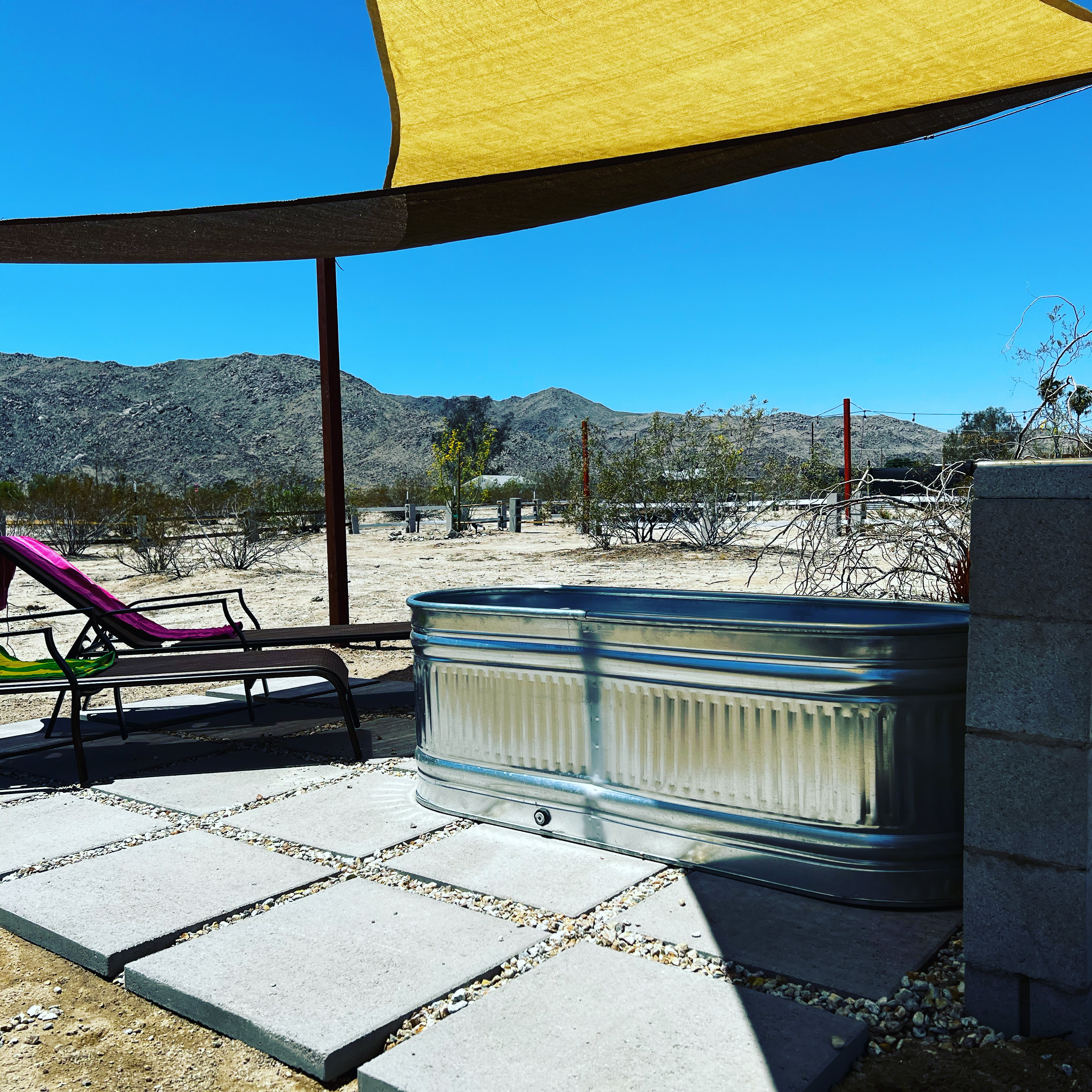 Star Dune Ranch Cowboy Pool Looking towards the mountains Star Dune Ranch Cowboy Pool Looking towards the mountains